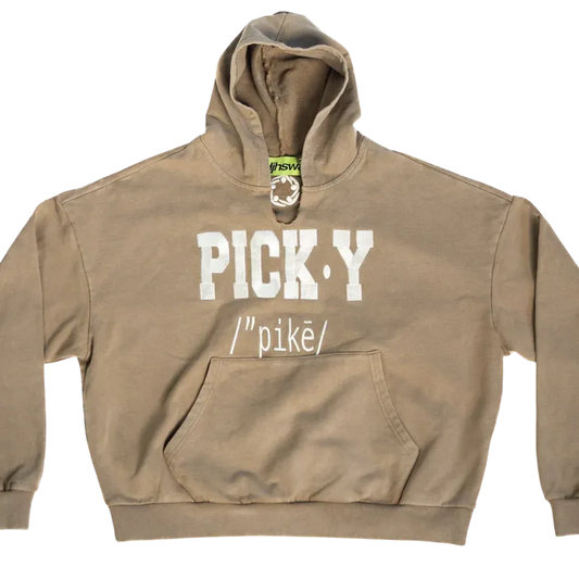 IDJHSWA Picky Hoodie Brown