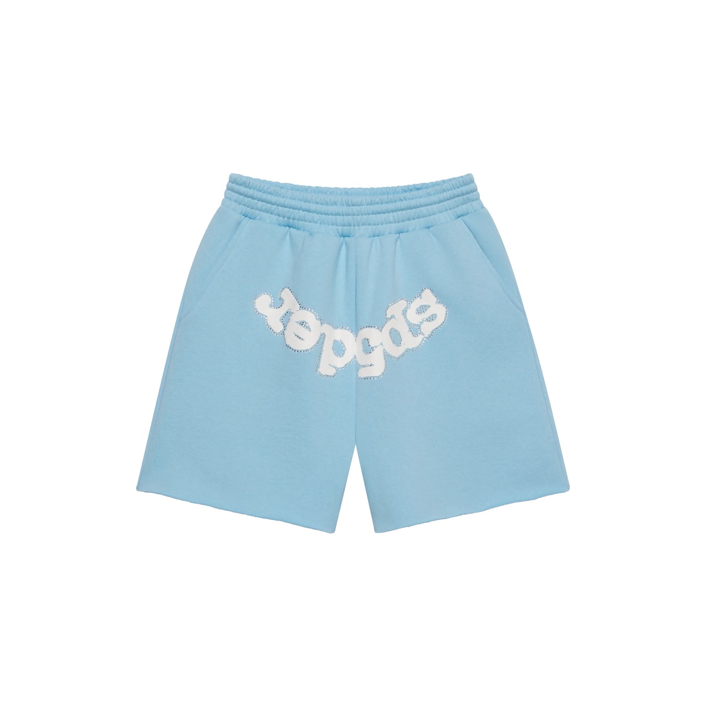 Sp5der OG Web Sweat Short Sky Blue