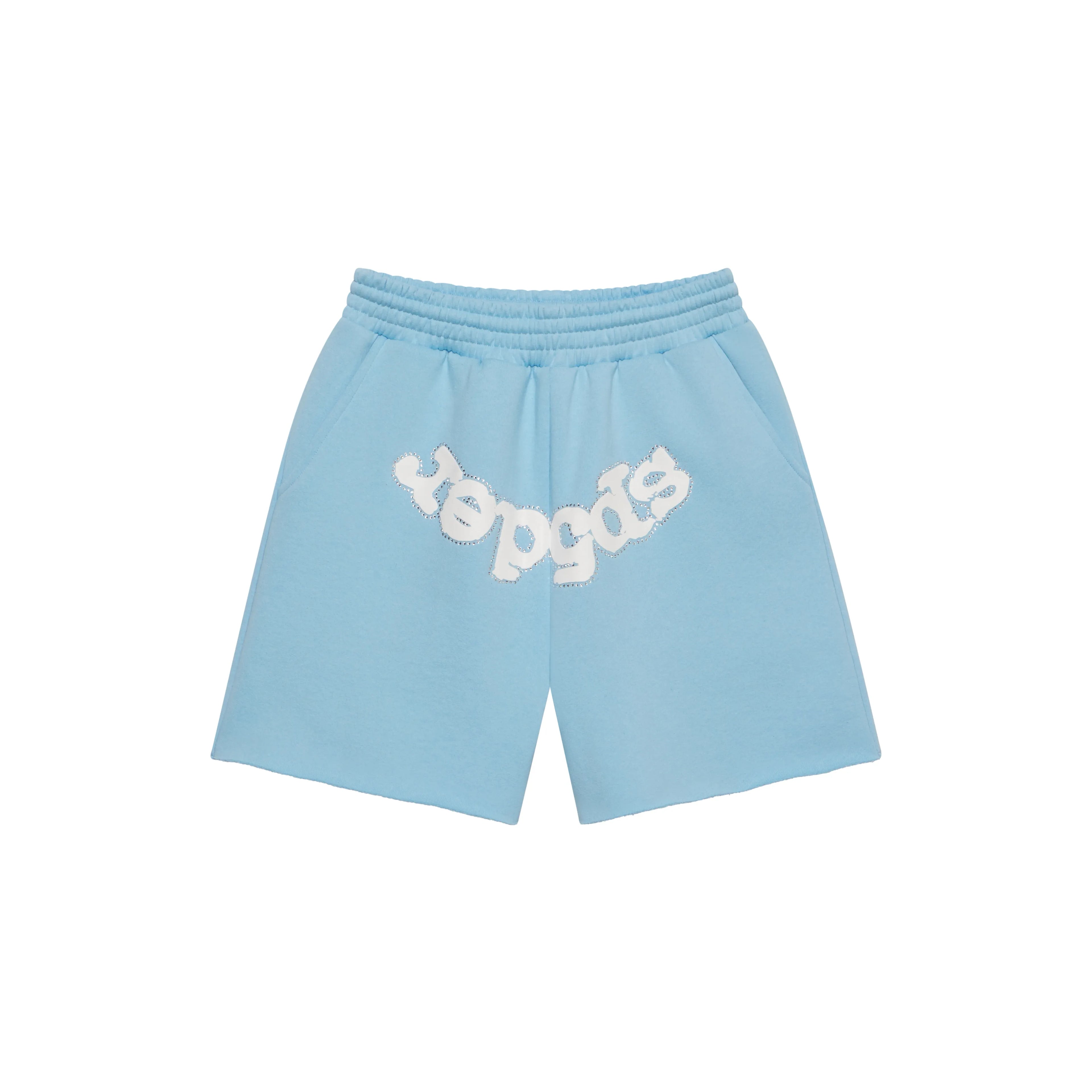 Sp5der OG Web Sweat Short Sky Blue