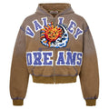Vale Zip Up Sunny Brown