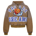 Vale Zip Up Sunny Brown