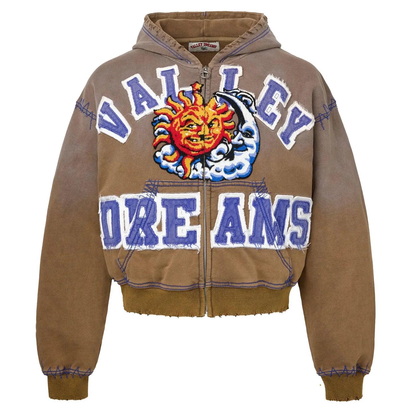 Vale Zip Up Sunny Brown