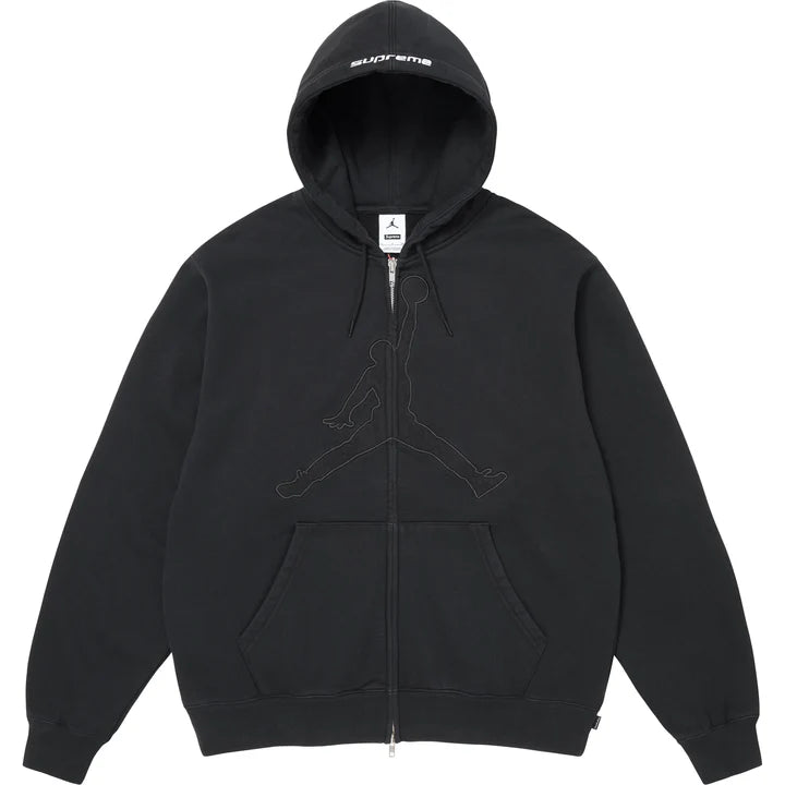 Supreme x Jordan Zip Up Black