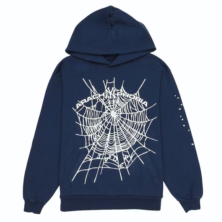 Sp5der Hoodie NY Phobia Navy