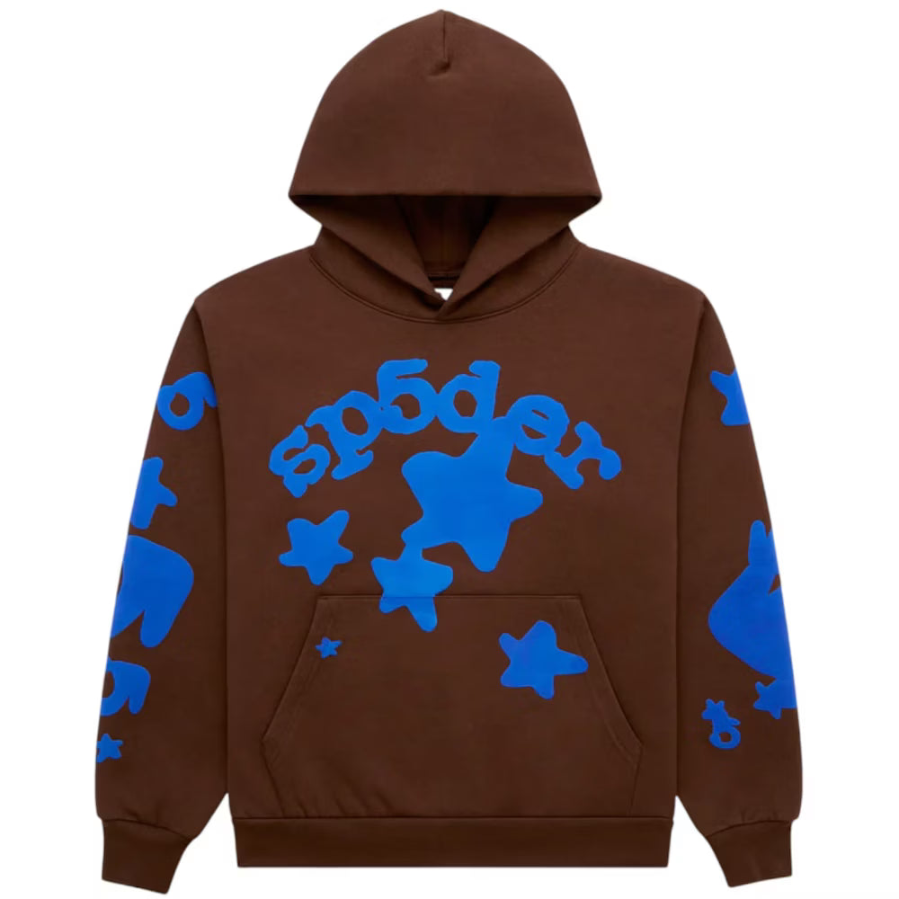 Sp5der Hoodie Beluga Brown