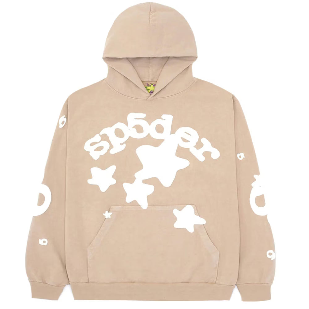 Sp5der Hoodie Sand Beluga