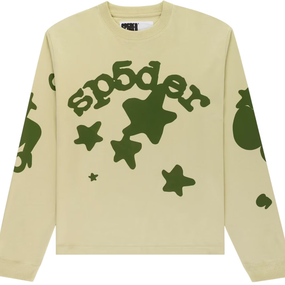 Sp5der Long Sleeve Beluga Tan