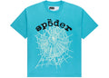 Sp5der Tee OG Web V2 Cyan