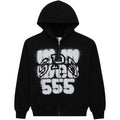 Sp5der Zip Up Spray Black