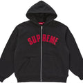 Supreme Arc Thermal Lined Zip Up Black Red
