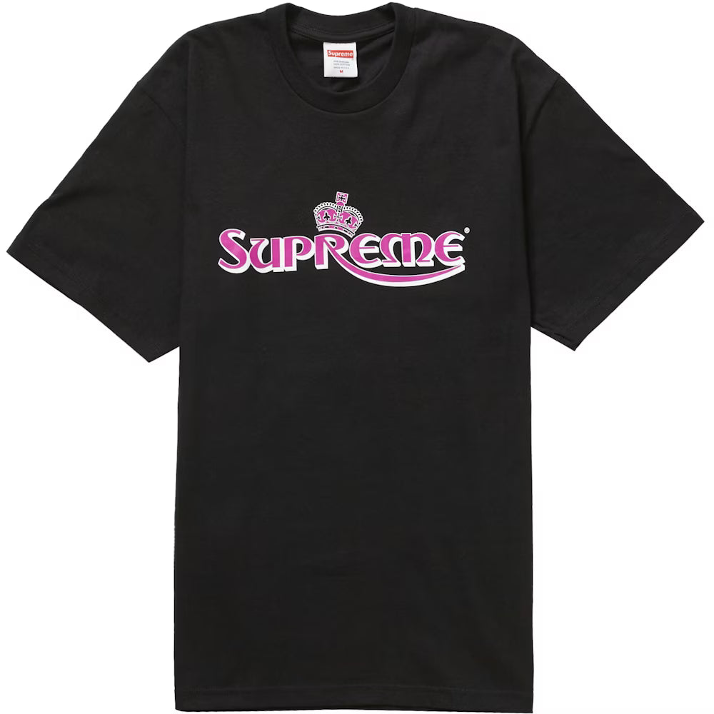 Supreme Tee Crown Logo Black