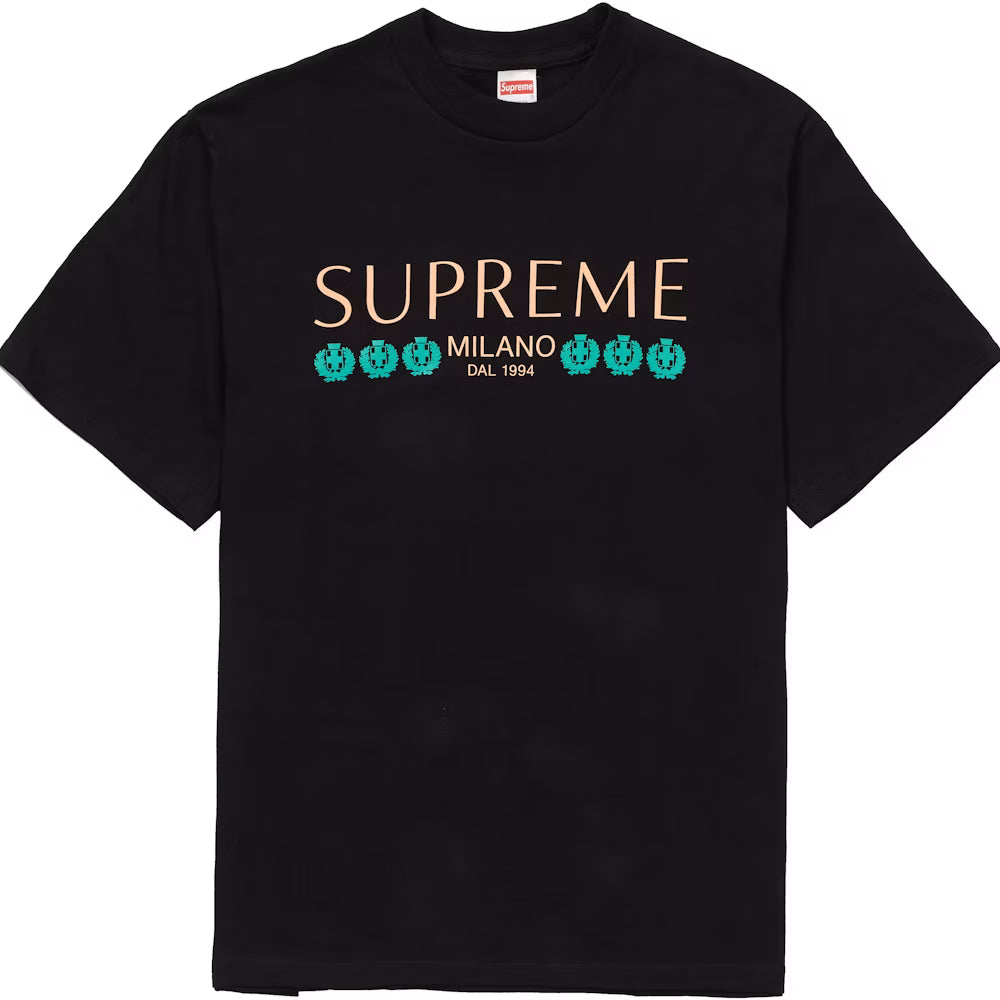 Supreme Milano Tee Black