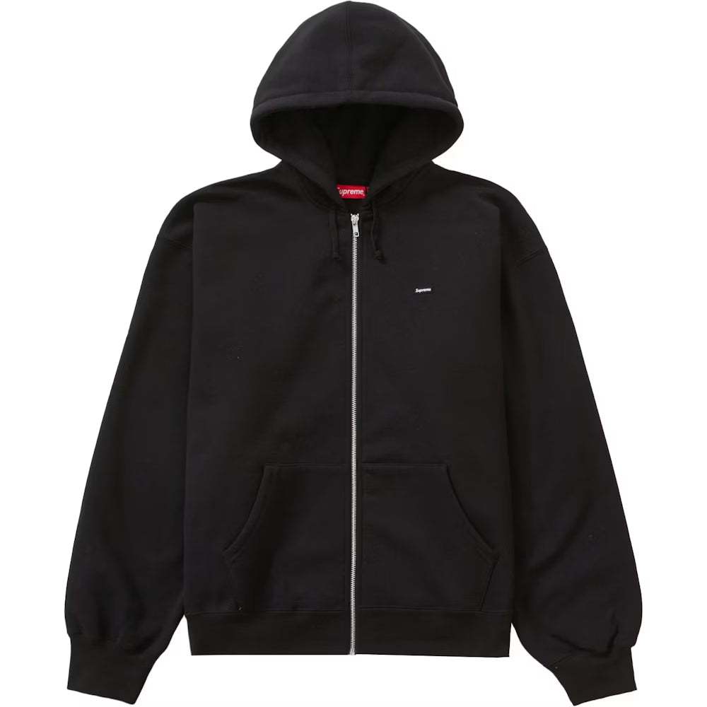 Supreme Small Box Logo Zip Up Black