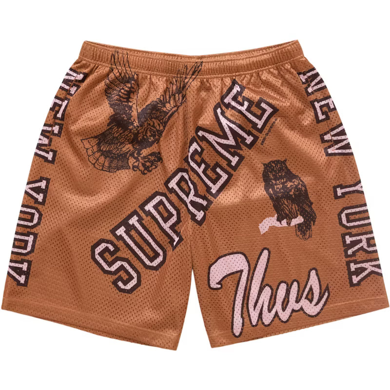 Supreme Varsity Mesh Short Orange