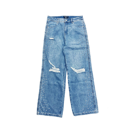 Mixed Emotions Baggy Jeans Blue Stone