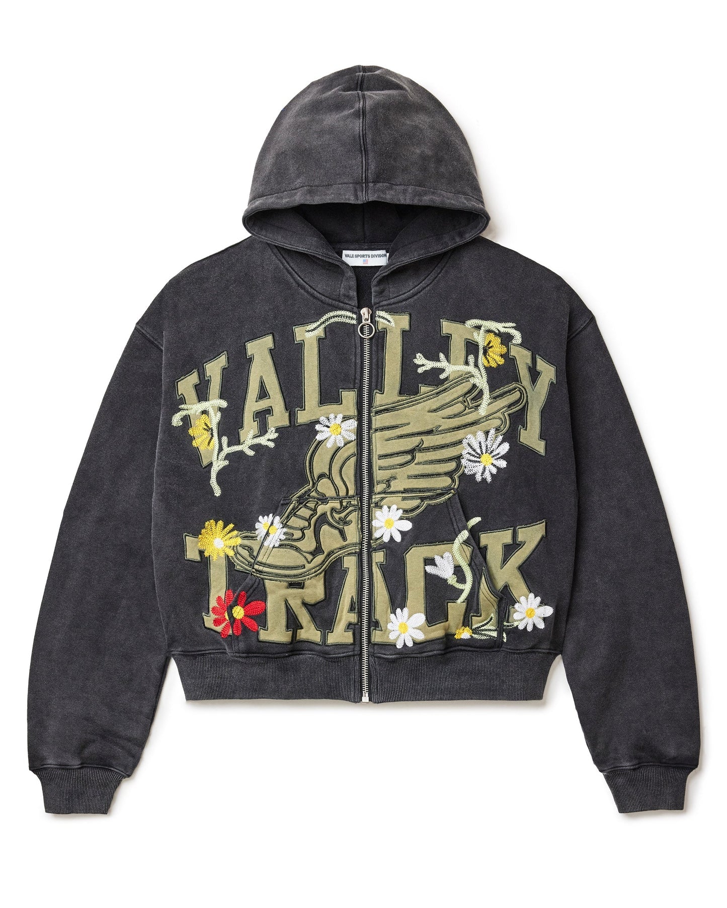 Vale Track Full Zip Up Black
