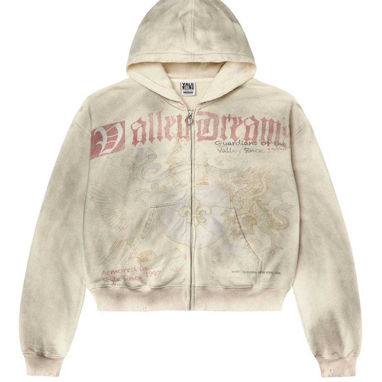 Vale Forever Guardian Zip Up Cream