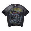 Vale Tee Newspaper Black