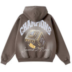 Nulli University Zip Up Brown