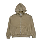 Saint Vanity Terry Zip Up Brown