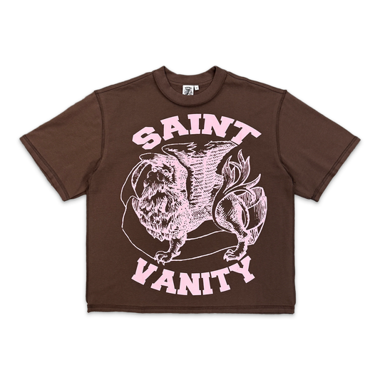 Saint Vanity Griffin Tee Brown/Pink