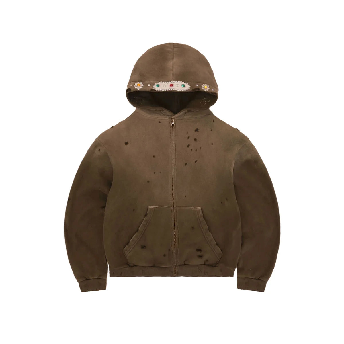 Bravest Studios Sapphire Zip Up Brown