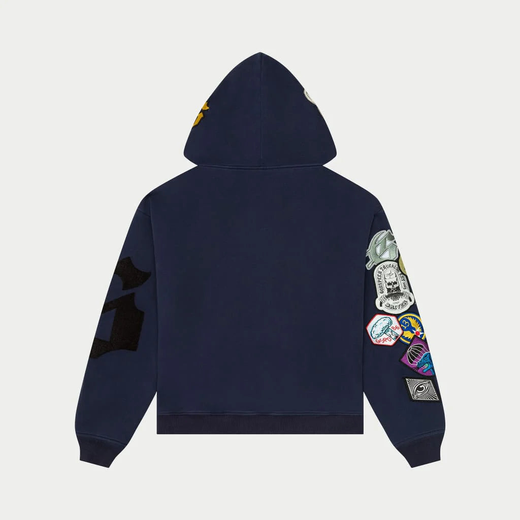 God Speed Squadron Zip Up Navy