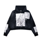 Righteous Divine Canvas Zip Up Black