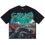 God Speed Tee Power Steering Black