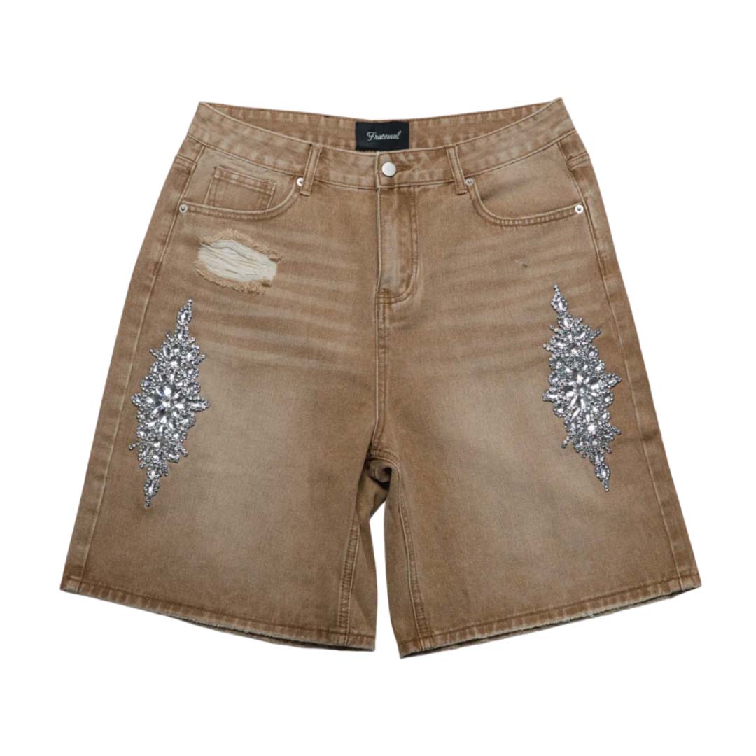 Fraternal Dagger Jorts Khaki