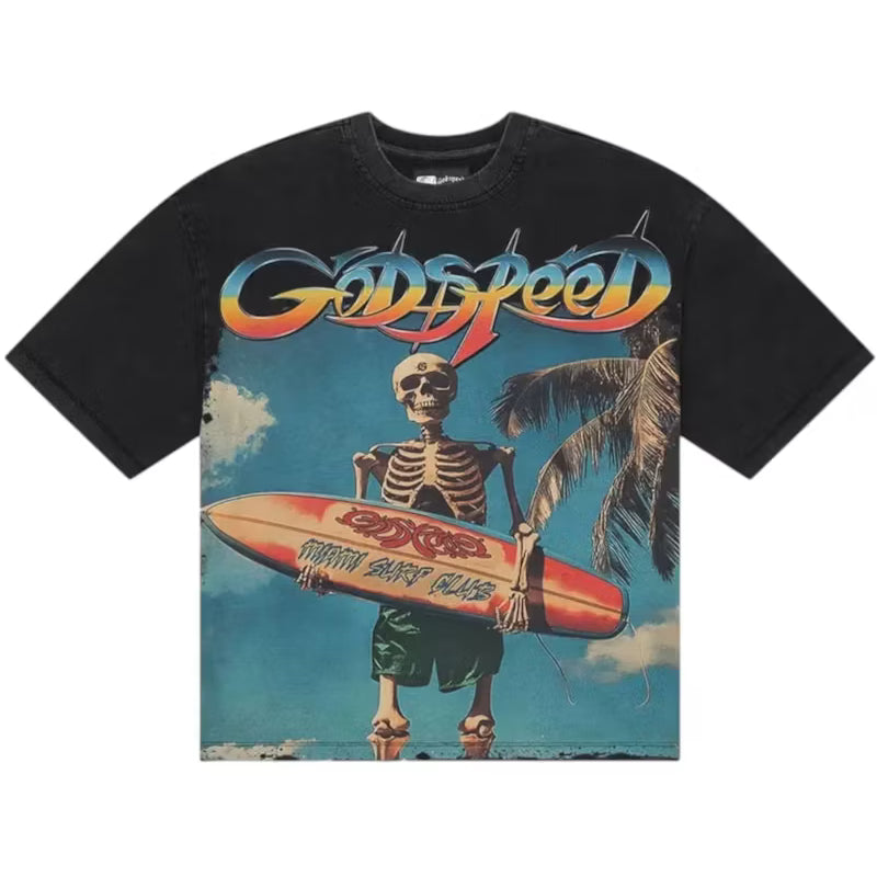 God Speed Tee Miami Surf Club Black