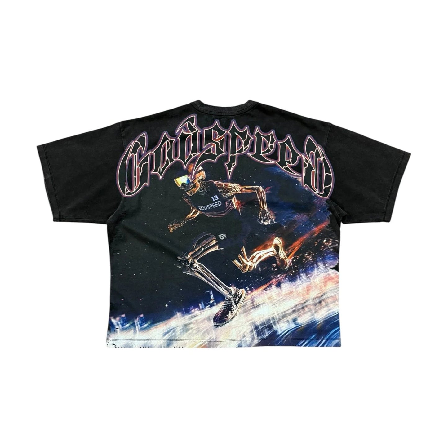 God Speed Tee Run Club Black