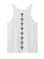 HMDD HC Cross Tank Top White