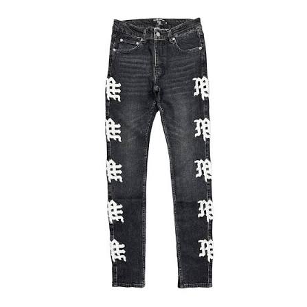 Mixed Emotions Midnight Monogram Denim