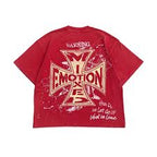 Mixed Emotions Crimson Red Tee
