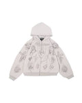 Righteous Tatted Believer Zip Up Grey