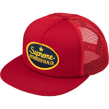Supreme Authorized Mesh Back 5 - Panel Red