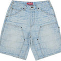 Supreme Repeat Double Knee Denim Washed Blue