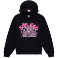 Sp5der Hoodie Angel Numbers Black/Pink