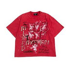 Mixed Emotions Crimson Red Tee