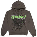 Sp5der Hoodie Punk V2 Slate Grey