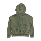 Saint Vanity Terry Zip Up Olive