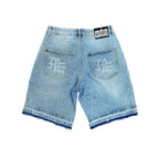 Mixed Emotions Rhinestone Denim Shorts