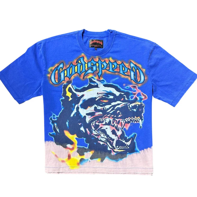 God Speed Tee Off The Leash Blue