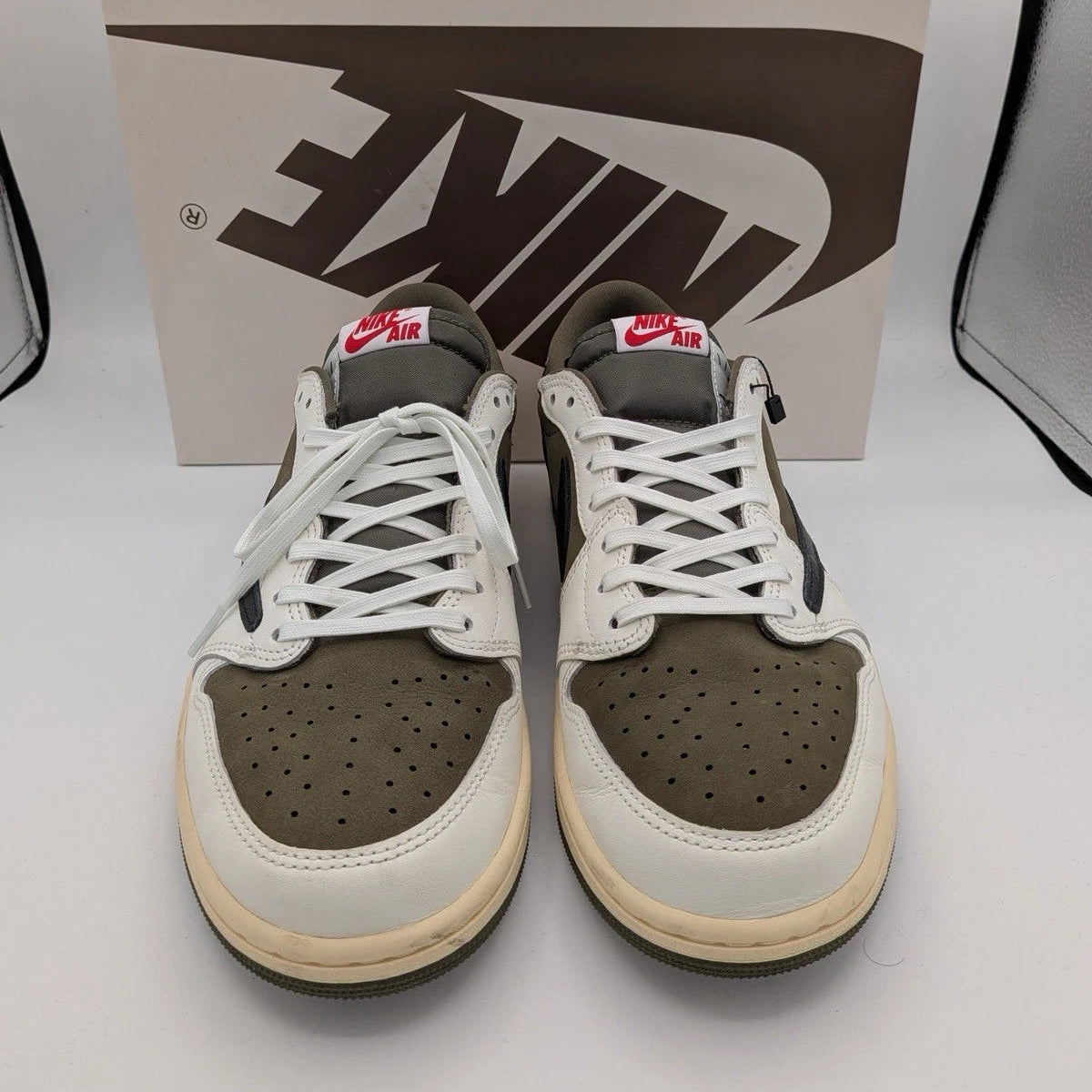 Travis Scott Air Jordan 1 Retro OG SP Low Medium Olive (Pre-Owned)