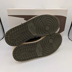 Travis Scott Air Jordan 1 Retro OG SP Low Medium Olive (Pre-Owned)