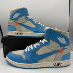 Air Jordan 1 Retro High OG x Off-White UNC Blue (Pre-Owned)