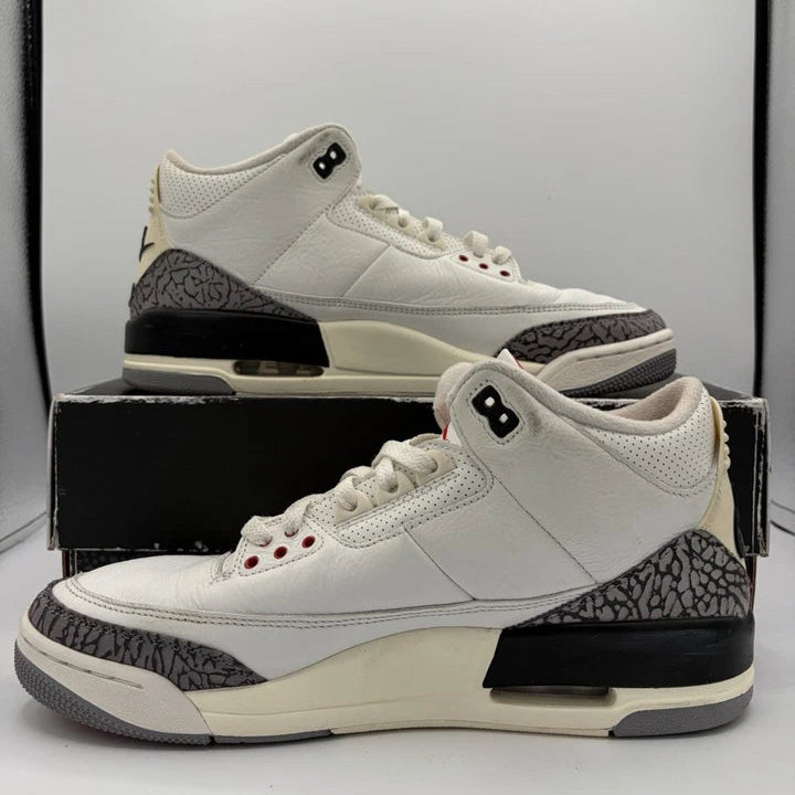 Air Jordan 3 Retro White Cement Reimagined Summit White (Pre-Owned)