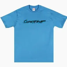 Supreme Futura Logo Tee Blue