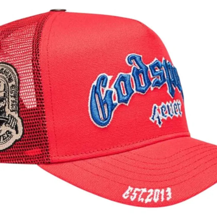 God Speed Trucker Hat Red/Blue/White